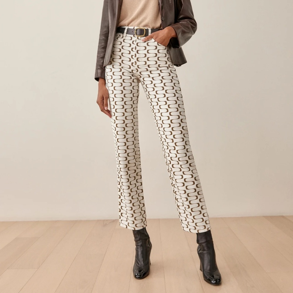 Reformation Mod High Rise Straight Jeans